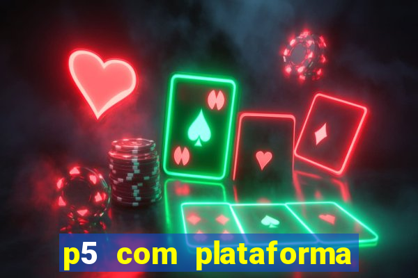 p5 com plataforma de jogos